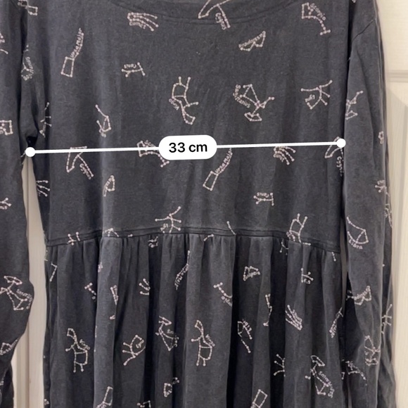 Zodiac constellation print jersey maxi dress - Picture 3 of 5